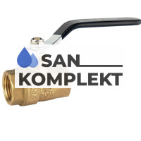 Кран шаровой латунный  3/4&quot; г-г рычаг TIM DE1205