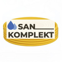 Труба 20A гофрированная из нержавеющей стали SS304.отожженная в оболочке желтая TIM ZTI.601.304.2030P