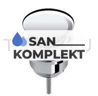 Донный клапан с переливом, 11/4&quot; TIM BAR0502B