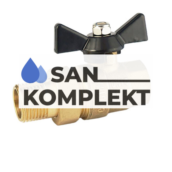 Кран шаровой с американкой 1",баб. TIM DE1233