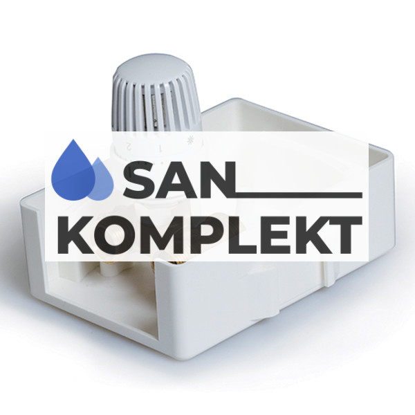 Регулировочный короб с термостатическим клапаном TCB-K-01