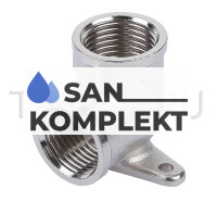 Уголок установочный 1/2г*1/2г никелированный ZEISSLER ZSr.162.080104