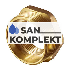 Футорка латунная Ф-2 M*1"1/2 F TIM BX076