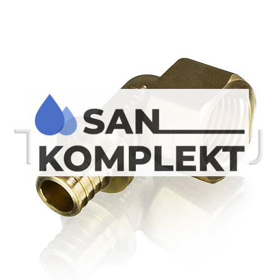 Уголок аксиальный ДУ-32*4.4 x1 вн. резьба TIM H-L3204F