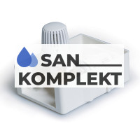 Регулировочный короб с термостатическим клапаном и  ограничителем температуры обратного потока TIM TCB-K-RTL01