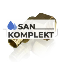 Уголок аксиальный ДУ-16*2,2 x3/4 вн. резьба TIM H-L1603F