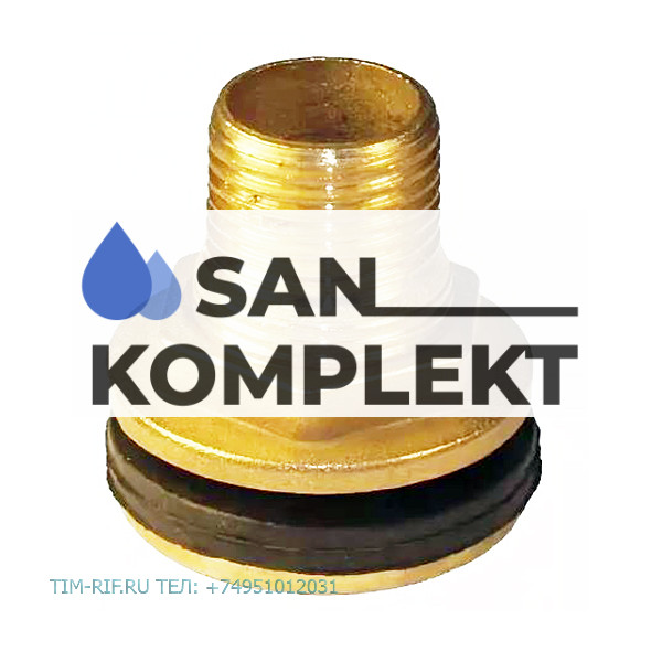 Врезка в бочку 3/4 с фланцем для резервуара с левой резьбой TIM SDF033R