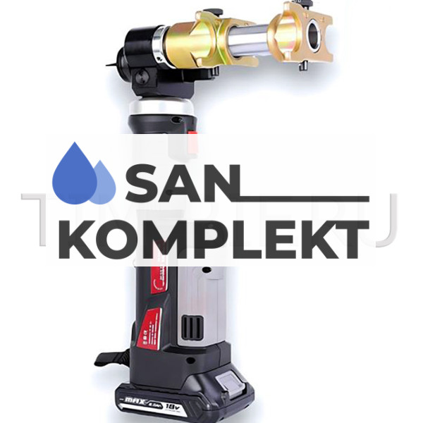 Комплект аккумуляторного инструмента для монтажа аксиальных фитингов TIM ZSt.910.1632B