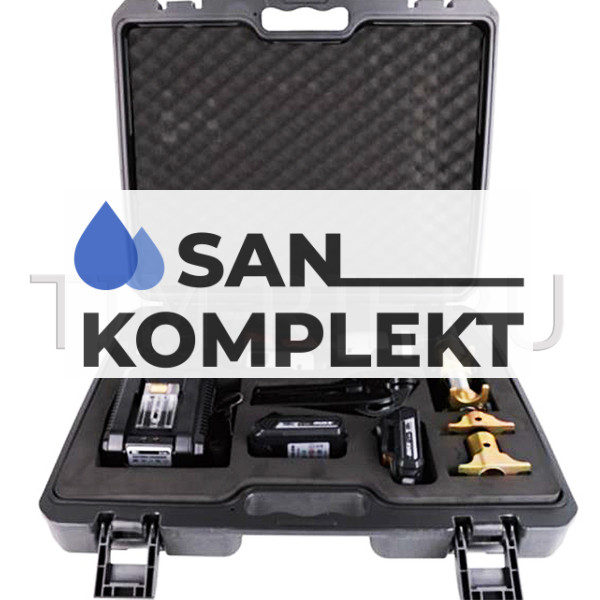 Комплект аккумуляторного инструмента для монтажа аксиальных фитингов TIM ZSt.910.1632B