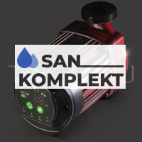 Насос циркуляционный с частотным регулированием 180мм TIM AM-APE25-6-180