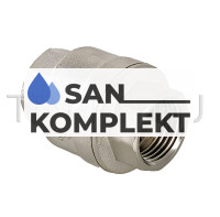 Обратный клапан Ду-1/2 никелированный TIM ZSb.709.0104