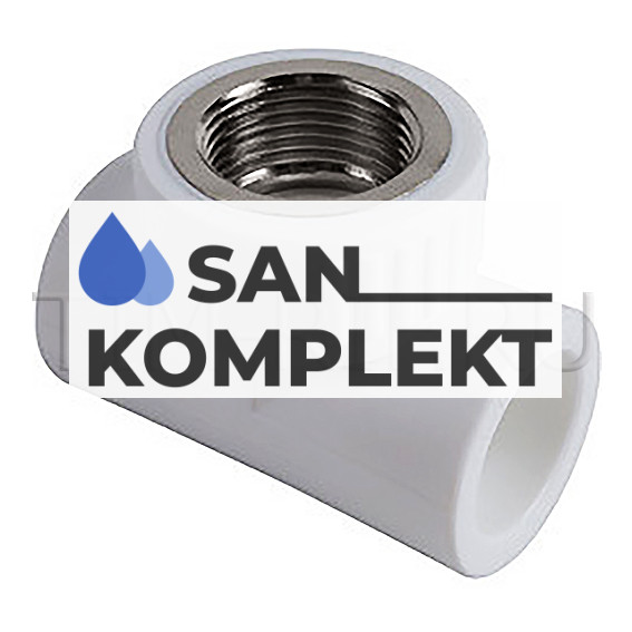 PPR Тройник комбинированный BP T25*3/4F TIM Tpp3033.0.02503s