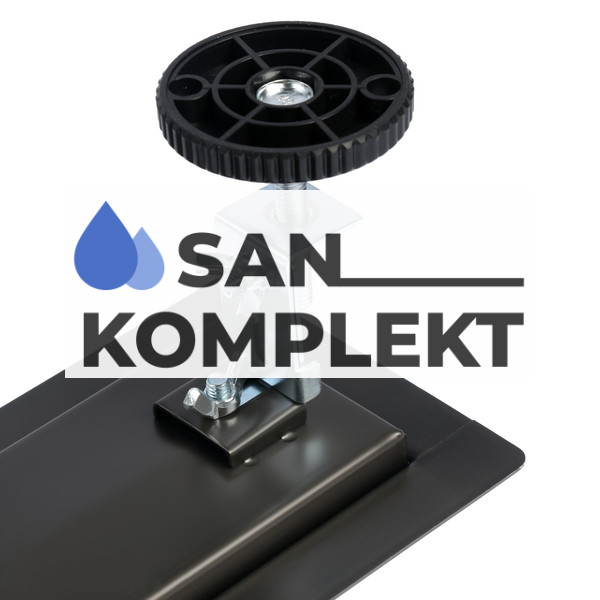 Душевой лоток 70*600 mm с решеткой цвет вороненая сталь TIM BAD476002GY