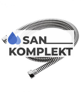 Шланг для душа армированый в резиновой оплетке 150см имп-имп TIM C-M150-3