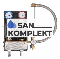 Насосная группа UK прямая с теплообменником 30 пластин 1&quot; TIM NG-UT-0130