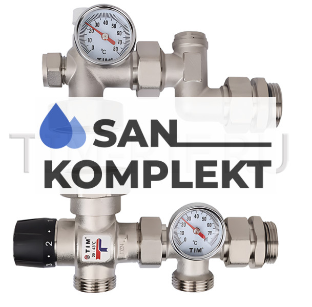 Насосно смесительный узел с эксцентриком 11/2 TIM JH-1035X