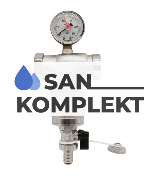 Фильтр с манометром ВР-ВР 1" ZEISSLER ZSf.302.0206N