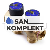 Распределительный коллектор с функцией отключения на 2 отвода 3/4&quot;*3/4&quot; EK TIM ZSc.403.0502E