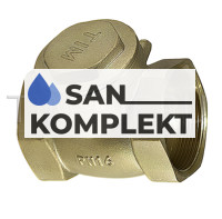 Обратный клапан 11/4 горизонтальный лепестковое присоединение TIM JH-1013C