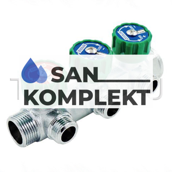 Коллектор регулирующий 1*3/4-3 выхода Евроконус TIM ZSc.401.0603NE