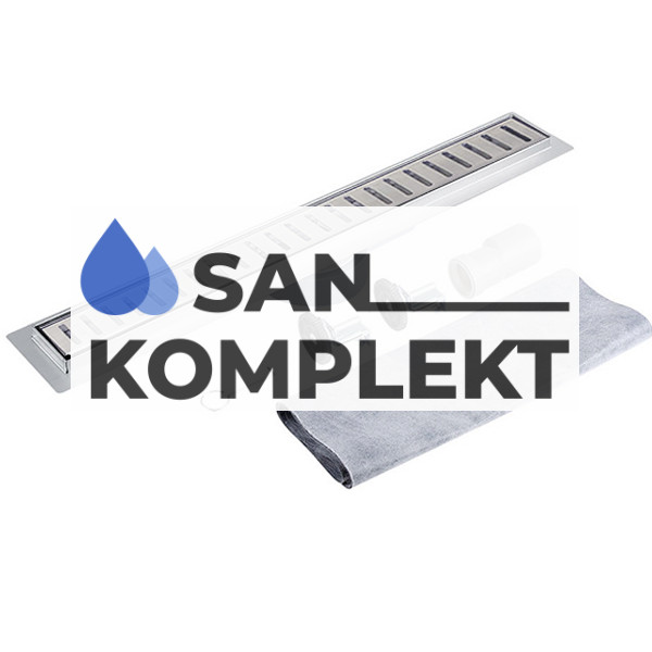 Душевой лоток 800 мм с фланцем свобного вращения TIM BAD538002