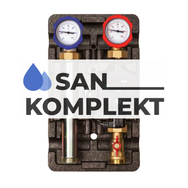 Насосная группа быстрого монтажа прямого контура TIM NG-UK-0101