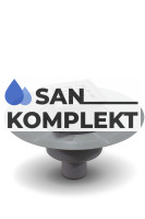 Трап для душевой с сухим затвором 15см*15см. прямой(вертикальный) выпуск TIM BAD661501