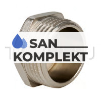 Заглушка никель ДУ-11/2 ш TIM DT006N