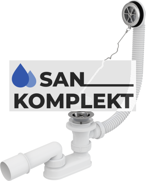 Обвязка для ванны полуавтоматическая пластпластиковая Alcaplast А501