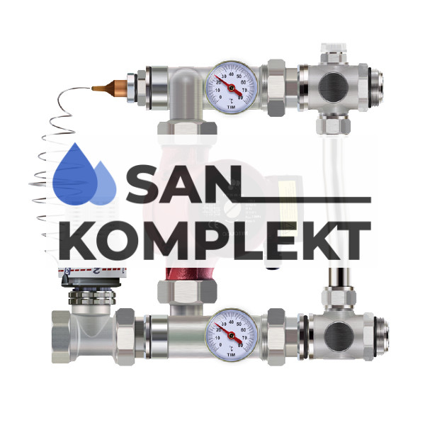 Насосно-смесительный узел для систем отопления TIM JH-1032