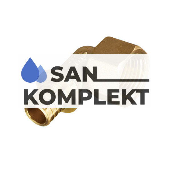 Уголок ДУ-16*(2.2)*1/2 внутр. PEX под зажимную гильзу TIM H-L1602F