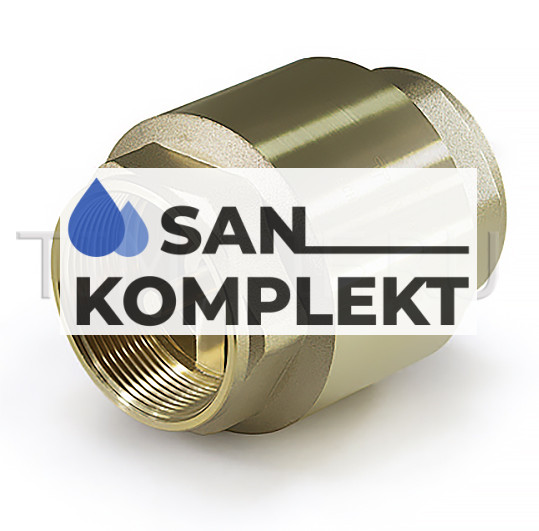 Обратный клапан с металлическим штоком усиленный 11/4" в-в TIM JH-1013