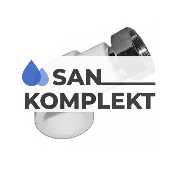 Уголок комбинированный с накидной гайкой ВР D-20*1/2F ASB-2019-1