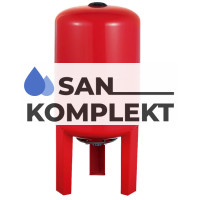 Расширительный бак вертикальный 36 л с опором д/гор. Воды ДУ-3/4&quot; TIMVCF-36LD