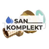 Муфта с накидной гайкой под евроконус ДУ-16x3/4x2,0 evro TIM H-JS1603E (2.0)