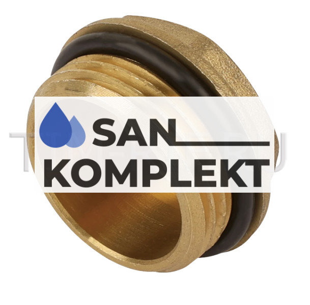 Пробка с уплотнительным кольцом 3/4"M DT003A