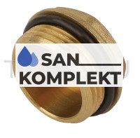 Пробка с уплотнительным кольцом 3/4&quot;M DT003A