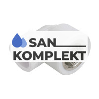 Уголок PPR комбинированный 90°  ВР D-40*1-1/4F ASB-2010-8