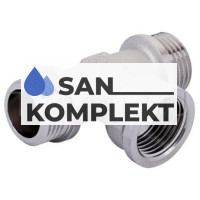 Тройник никель ДУ-3/4M*3/4F*3/4M ZEISSLER ZSr.163.0805