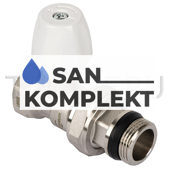 Регулировочный вентиль верхний прямой 3/4", быстрого монтажа RD202.03