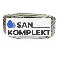 Труба гофрированная из нержавеющей стали SS304 25А отожженная (30M) ZTI.600.304.2530