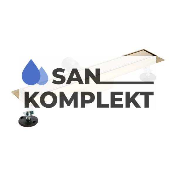 Трап для душа под плитку 70*500мм золотой глянец TIM BAD485002GP