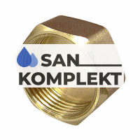 Заглушка латунная 1 1/2 внутр. TIM GM006