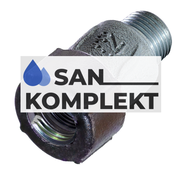 Обжимной соединитель 11/4" из ковкого чугуна с нар. Резьбой TIM ZSr.130.0207