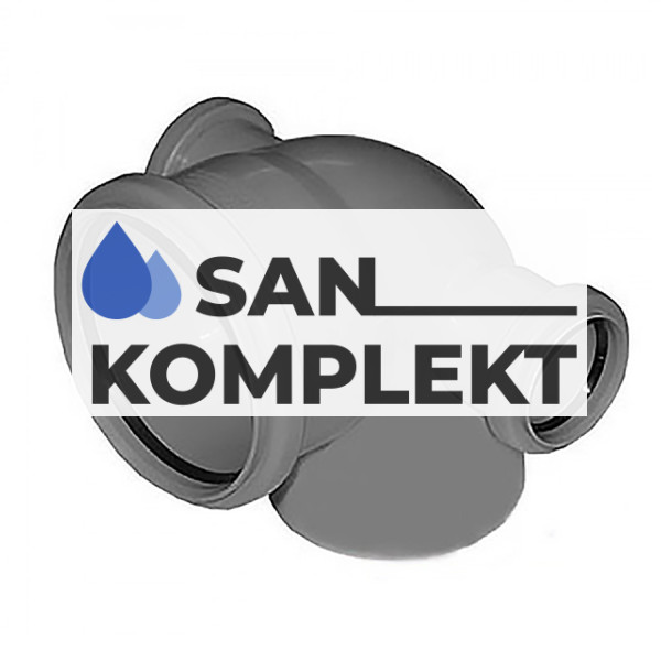 Отвод D 110х90* с выходом 50 левый+правый