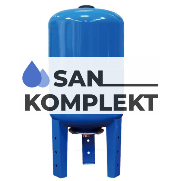 Расширительный бак вертикальный 100 литров для х/воды с опорами TIMVCF-100L