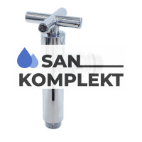 Кран угловой для полотецесущителя, крестовинный, 1/2M*1/2M TIM KV11-LMM022