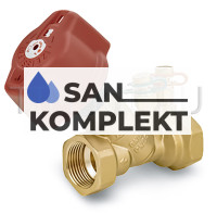 Ручной балансировочный клапан ДУ-11/2 ZEISSLER ZSb.703.0108