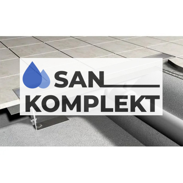 Душевой лоток 600*70 с двухсторонней решеткой (полная или под плитку) с комбинированным затвором TIM BAD716002 Profi