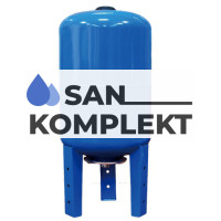 Расширительный бак вертикальный 50 литров для х/воды с опорами TIMVCF-50L